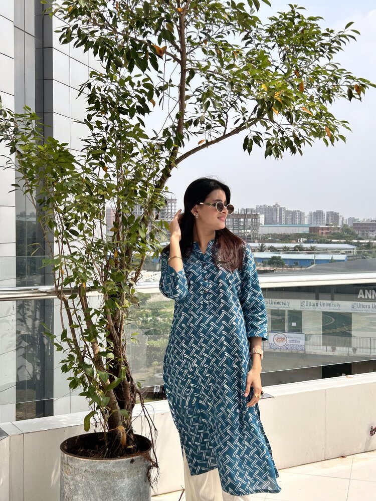 Natural Dye Kurti